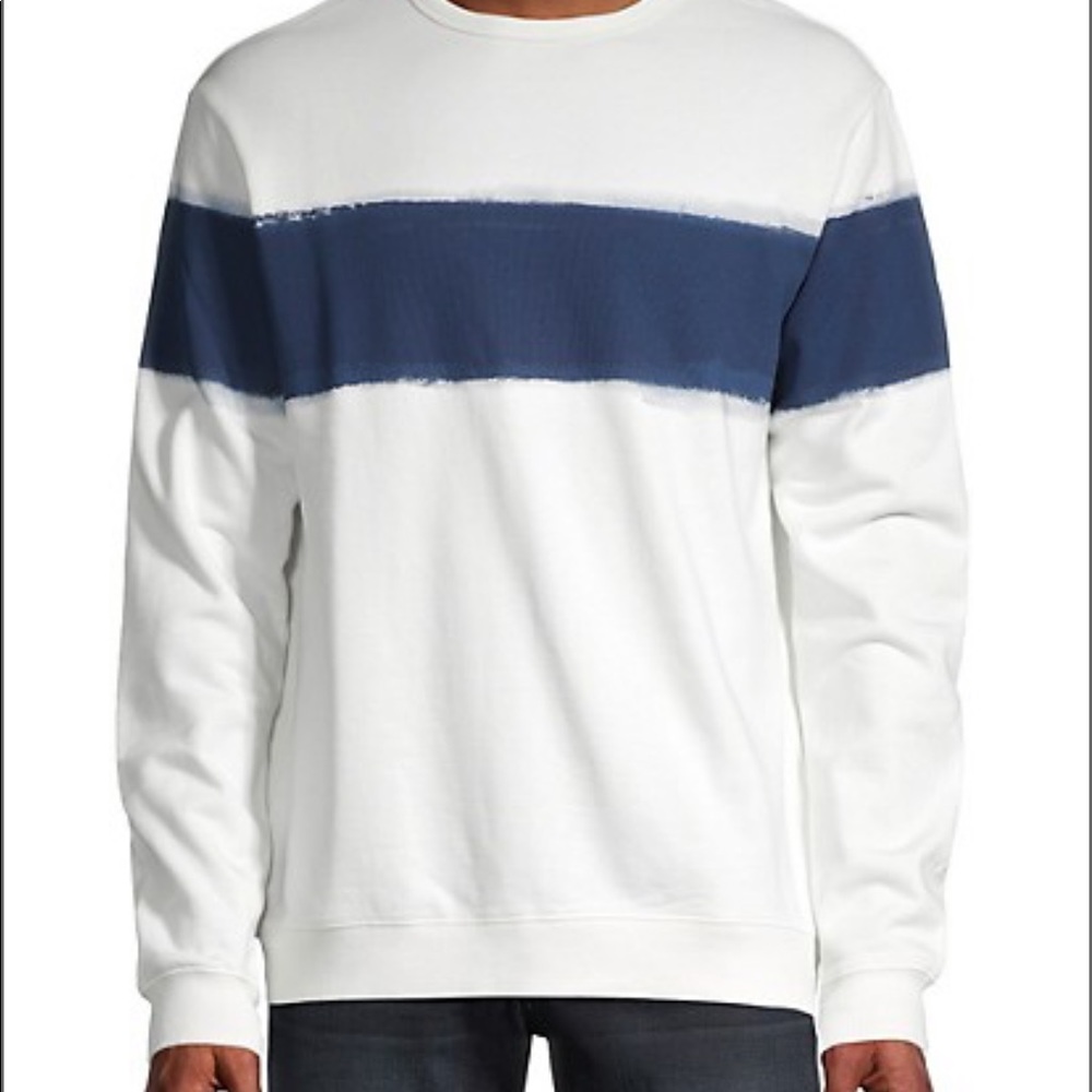 Slate & stone navy and white mens sweater XXL